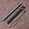 EKLOEN Creative Ballpoint Pen with Clip Bolt Action EDC Pocket Signature PenGrey