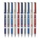 Flair FLAIR Inkline Ball Pen Box Pack Lightweight Attractive Body Colors Smooth and Bold Writing Experience Durable Refillable Pen Blue Ink 10 Pcs