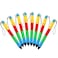 Funny live Foldable Ballpoint Pen Collapsible Ball Pen Bendable Deformable Ball Pen Funny Ballpoint Creative Stationery Gift for Child Pendant Decoration Pens 05mm Blue Ink 8 pcs