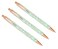Gullor 5PCS Ballpoint Pens Glitter Click Ball Pens Black Ink Medium Point 1mm for Office Supplies Gift Wedding Birthday Green