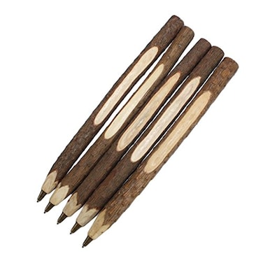 Gullor 5PCS Creative Original Ecological Wood Ballpoint Pen