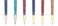 Gullor 6 Pcs Gel Ink Roller Ball Pen Ballpoint Pen Crown Crystal Metal Pens Multicolor B