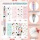 Ireer 8 Pcs Ballpoint Pens for Women 100 mm Cute Black Ink Fancy Pens Fine Point Smooth Writing for Students Classroom Office SuppliesCat