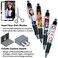 Jaymo PixPen DIY Photo Pen Create Your Own Personalized Pen Insert 25 x 175 Wallet Photo or Create and Print Inserts Online 4 Pack