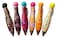 JC1927 6 Pack Fat Pen Big Grip Colorful Pen Cute Ballpoint Pens Blue Ink 05 mm Medium Point Novelty Pens Gift Clip Pens Set For Smooth Writing