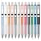 Linbsunne Ballpoint Pens Black Medium Point 1mm Pen with Super Soft Grip Ball Point Pen for Men Women Retractable Pens silver12 pcs