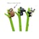 Lopenle 9 PCS Novelty Sloth Pens Cute Koala Pens Panda Gel Silicone Animal Pen 05 mm Black Ink For School Party Birthday Christmas Office