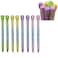 Maydahui 12 PCS Colorful Rose Ballpoint Pen Retractable Novelty Flower Pens Fresh Style Black Ink for School Home Office