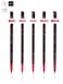 Monami 153 Monami Ballpoint Pen Gift Set of 5153 KISS Edition 05mm Black