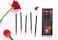 Monami 153 Monami Ballpoint Pen Gift Set of 5153 KISS Edition 05mm Black