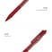 MONAMI NEW FX ZETA Retractable Ballpoint Pen Medium Point 10mm Comfortable Grip Ultra Smooth F5 Ink Red 12Count