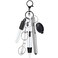 MotiMind 6 Pcs Nurse Pen Set Include Permanent Marker Pen Pen Lights for Nurses Retractable Ballpoint Pen Nursing Keychain Clip Foldable Scissors LED Flashlight Keychain for Nurse Accessories Silver