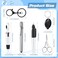 MotiMind 6 Pcs Nurse Pen Set Include Permanent Marker Pen Pen Lights for Nurses Retractable Ballpoint Pen Nursing Keychain Clip Foldable Scissors LED Flashlight Keychain for Nurse Accessories Silver