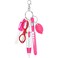 MotiMind 6 Pcs Nurse Pen Set Include Permanent Marker Pen Retractable Ballpoint Pen Keychain Clip Foldable Scissors Lights LED Flashlight Keychain for Nurse AccessoriesPink