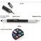 AIYIBEN Multifunction TechTool Pen with Ballpoint Pen Touch Screen Stylus Ruler Spirit Level Flathead and Phillips Screwdriver Ink Refills Included Black 2Refills