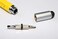 AIYIBEN Multiword 6 in 1 Multi Function Tool Ballpoint Pen with Ballpoint Ruler Screwdriver A Flat Head TouchScreen Pen Levelgauge 2PCS Yellow