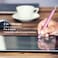Oddmoal Ballpoint Pen with Stylus Tip Soft Touch Click Metal Pen 10mm Medium Point Black Ink 12 CountLight Purple