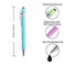 Express Pencils Pastel Rubberized Soft Touch Pastel Colors Ballpoint Pen with Stylus Tip a stylish premium metal pen black ink medium point Pastel Purple 7 Pack