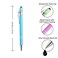 Express Pencils Pastel Rubberized Soft Touch Pastel Colors Ballpoint Pen with Stylus Tip a stylish premium metal pen black ink medium point Pastel Purple 7 Pack