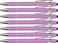 Express Pencils Pastel Rubberized Soft Touch Pastel Colors Ballpoint Pen with Stylus Tip a stylish premium metal pen black ink medium point Pastel Purple 7 Pack