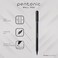 Pentonic Ballpoint Pens 25 Count Black Red Blue Colored Ink 07 mm Fine Point Smooth Writing For Journaling Note Taking PEN12126