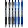 PILOT Pilot G2 pens retractable Gel Roller ballpoint Bold pt 10 Black Blue Bundle 6 COUNT