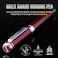 Scriveiner Deep Crimson Ballpoint Pen Stunning Red Lacquer Luxury Pen Chrome Finish Schmidt Black Refill Best Ball Pen Gift Set for Men Women Professional Executive Office Nice Designer Pen