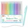 Shuttle Art Ballpoint Pens 15 Pack Pastel Retractable Black Ink Ball Point Pens Cute Pens 10mm Medium Point Quick Drying for Writing Journaling Taking Notes School Office Home