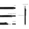 smttw 4 in1 MultiFunction Refillable Retractable Ballpoint Pen 05mm Mechanical Pencil Fine Point Black Metal Barrel BlackRedBlue Inks Multicolor Pen With Metal Gift Box