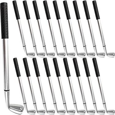 TIHOOD 25PCS Golf Ballpoint Pen Funny Sports Golfing Club Props Black Gel Ink for Students Coworkers Boss Office Dad