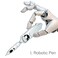 TOMZEGNA Transformers Pen Transforming Robotic Ballpoint Pen Robot 2007 Cool Silver