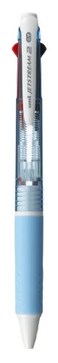 ä¸‰è±é‰›ç­† Uni Ballpoint Pen Jetstream 2 Color Black Red Ink 07mm Sky Blue SXE2300078