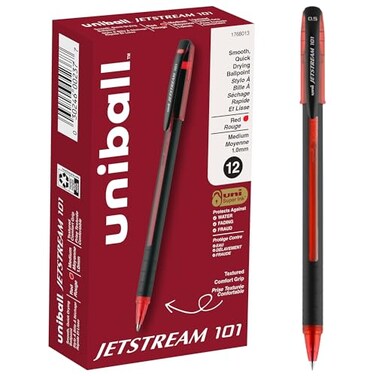 Uni-Ball uniball Jetstream 101 Ballpoint Pen Medium Point 10mm Red