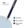 Uni-Ball uniball Jetstream RT Retractable Ballpoint Pen Medium Point 10mm Blue 3 Pack