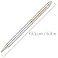 Unibene Slim Metallic Retractable Ballpoint Pens Carved Chrome Gold Nice Gift for Business Office Students Teachers Wedding Christmas Medium Point1 mm 6 PackBlack ink