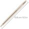 Unibene Slim Metallic Retractable Ballpoint Pens Rose Gold Nice Gift for Wedding Business Office Students Teachers Christmas Medium Point1 mm 6 PackBlack ink
