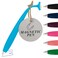 Wellspring WELLSPRING Wiggle Writing Pens Magnetic Pen with Builtin Magnet for Fridge Notes Lists Refillable Pens for Home Office Turquoise