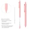 WY WENYUAN 12Pcs Ballpoint Pens Comfortable Writing Pastel Retractable Pretty Journaling Black Ink Medium Point 10 mm Gift Cute Office Supplies for Women