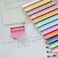 WY WENYUAN 12Pcs Ballpoint Pens Comfortable Writing Pastel Retractable Pretty Journaling Black Ink Medium Point 10 mm Gift Cute Office Supplies for Women