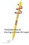 Xeno Slim Ball Point Pens Baby Mikey Black Color 038 mm Pack of 12 With twistable pencil