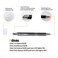 Yacig Pen with Light Light Up Ballpoint Pen Bright Lighted Pens for Writing in the Dark Led Light Flashlight Nurses Pen with Light Tip 1 Pack PenlightRed Light