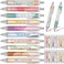 Yeaqee 50 Pcs Motivational Pens Bulk with Different Inspirational Quotes for Women Gifts Inspirational Ballpoint Pens Bulk for Students Teachers Office School Team EventsBoho Style
