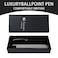Zalantan Nice pensluxury pen with cacefancy pens Ballpoint Pen Smooth writing experience stylish design effortless writing executive penGift Box with 05mm Black 2 Extra Refill Black