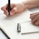 Zalantan Stunning luxury pen fancy pens nice pens for men pure copper heavy feel Office Executive Pen Professional Smooth Writing Pens for journaling with Gift Case and 2 Refills Black