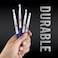 Zebra Pen F301 Ballpoint Blue Ink Fine Point 07mm Pen EasyGlide Ink Stainless Steel Retractable NonSlip Grip Professional Design Ideal for Office Journal and Planner Use 2Pack 27122