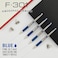 Zebra Pen F301 Ballpoint Blue Ink Fine Point 07mm Pen EasyGlide Ink Stainless Steel Retractable NonSlip Grip Professional Design Ideal for Office Journal and Planner Use 2Pack 27122