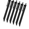 Zero G ball Standard Ballpoint Pen Set for OfficeWork and School Pack of 6 10mm Black Ink Ballpoint Pen Retractable No Smudge Smooth Writing Suitable for both RightLeft Handed