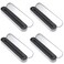 jojofuny 4 Pcs Metal Pen Boxes with Sponge Cushion 688X157X078In Square Pencil Tin Cases Lightweight Portable Pen Storage Organizer for Office School