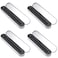 jojofuny 4 Pcs Metal Pen Boxes with Sponge Cushion 688X157X078In Square Pencil Tin Cases Lightweight Portable Pen Storage Organizer for Office School