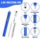 Cutier Cool Pen Gifts for Men 6in1 Multi Tool Tech Pen Gadget for Him Fun Gift for Christmas Fathers Day Valentines or Birthdays 6 IN 1 Blue